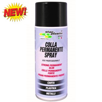 SPRAY Stac Plastic κόλλα σε σπρέι μόνιμης κόλλας 400ml A02013 κίτρινο 